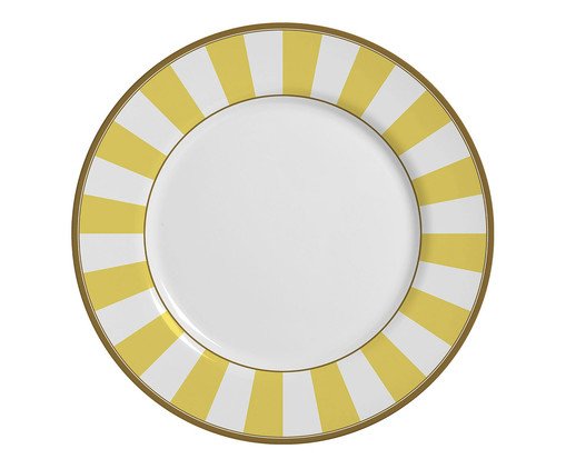 Sousplat Stripe Amarelo