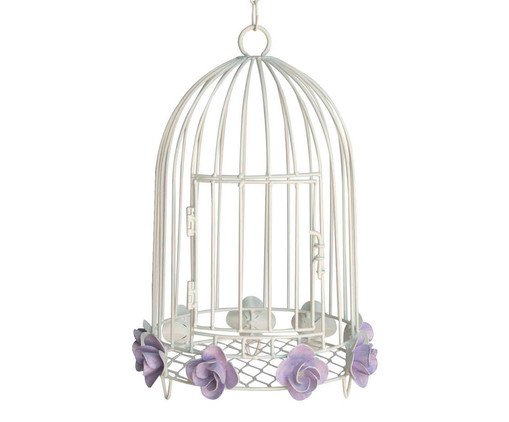 Gaiola Decorativa Lilac Lilás