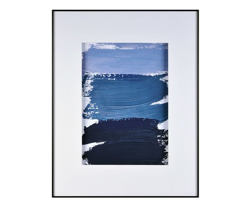Quadro Navy Blue Watercolor Conscientious