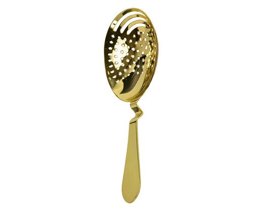 Coador Julep Profissional Barman Drink Coquetel Dourado