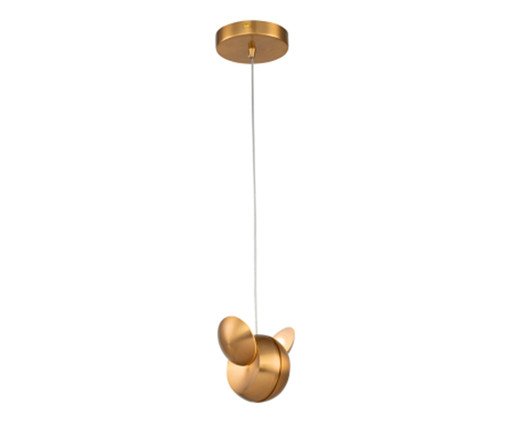Pendente de Led 6W Emma Dourado - Bivolt