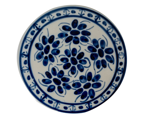 Descanso de Panela em Porcelana Colonial - Azul
