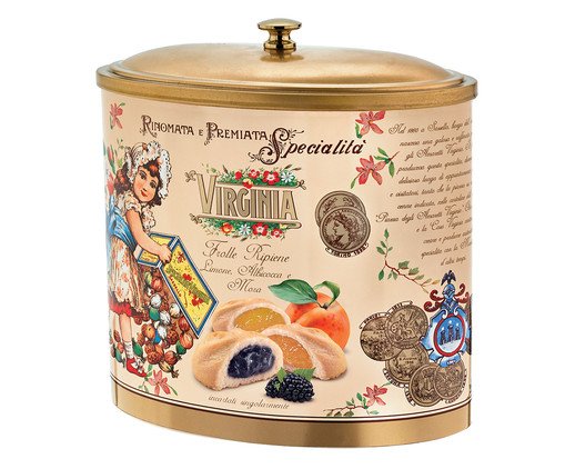 Lata de Biscoitos de Limão, Abricot e Amora Virgínia - 200G