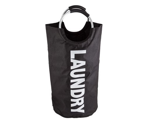 Cesto com Alça para Lavanderia Black