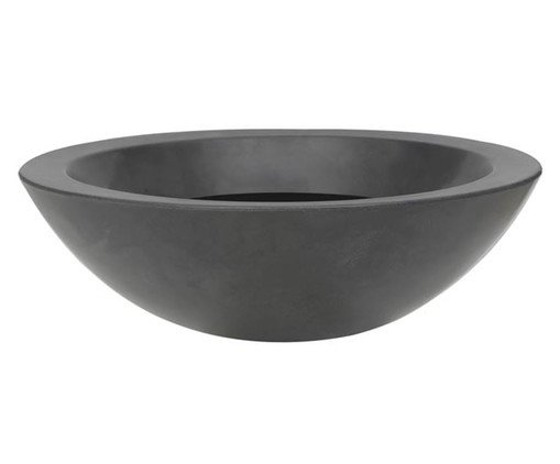 Vaso de Piso Verona Bowl Antique Preto