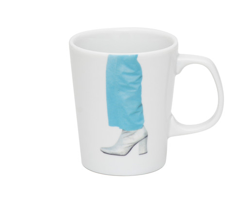 Caneca em Porcelana Elza - Azul