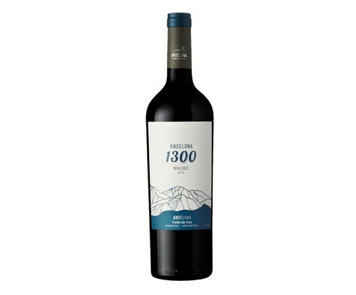 Vinho Argentino Andeluna 1300 Malbec Rubi