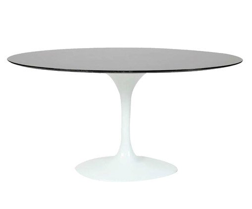 Mesa Saarinen Oval São Gabriel Base Branca Mesa Saarinen Oval São Gabriel Base Branca