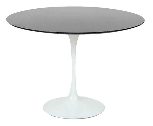 Mesa Saarinen Redonda São Gabriel Base Branca