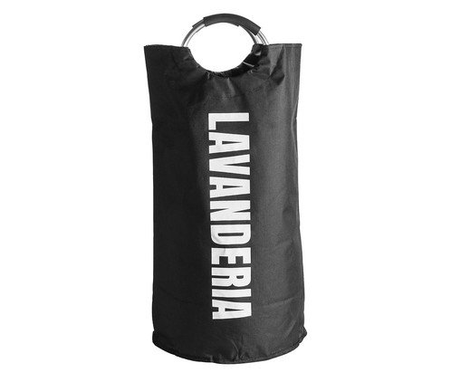 Cesto para Roupas Lavanderia Preto