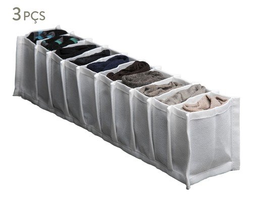 Jogo de Colmeia com 10 Nichos Premium Branco I
