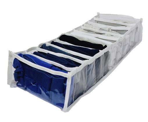 Colmeia Transparente com 10 Nichos Smart III Branco