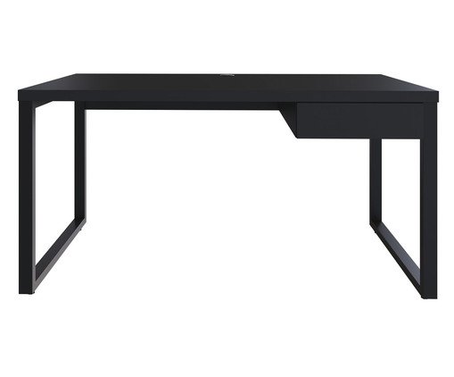 Mesa Yon Diretor com Gaveta Preto
