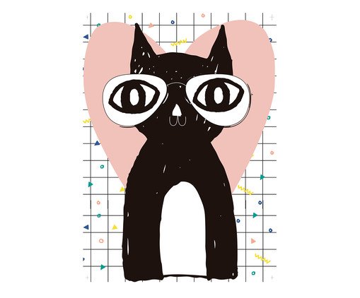 Pôster Gato Lover Viagem Fantástica