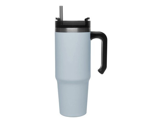 Caneca Térmica com Parede Dupla Slimterm Azul