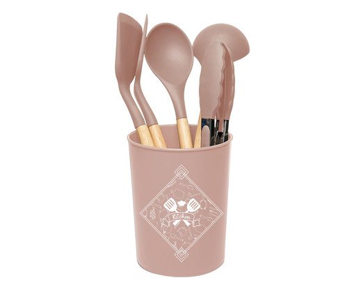 Jogo de Utensílios para Cozinha Oits Nude