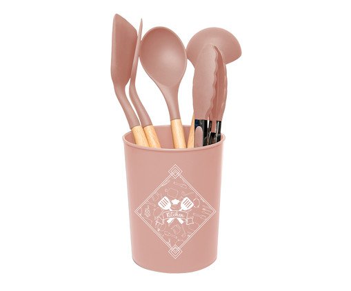 Jogo de Utensílios para Cozinha Oits Nude