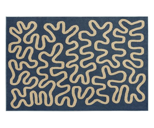 Tapete Milano Giz Azul Azul, blue | WestwingNow
