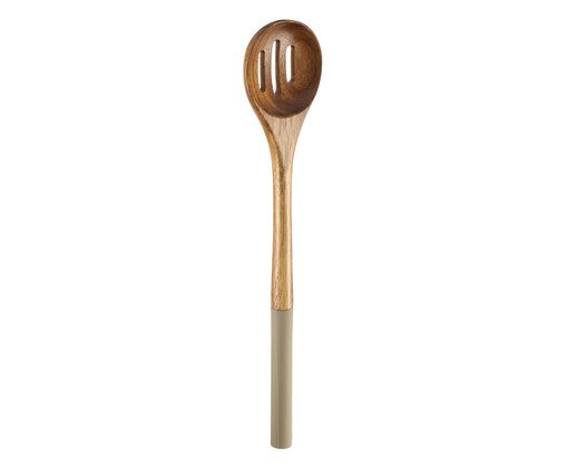 Colher Vazada de Silicone Fabrice - Natural