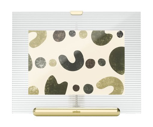 Porta-Retrato Flute Picture Frame Dourado - Foto 10X15cm