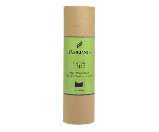 Papel Perfumado para Gavetas Capim Limão