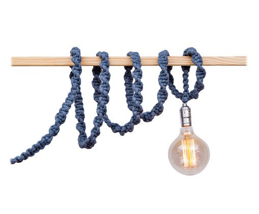 Cordão de Luz Shinny Cinza Bivolt