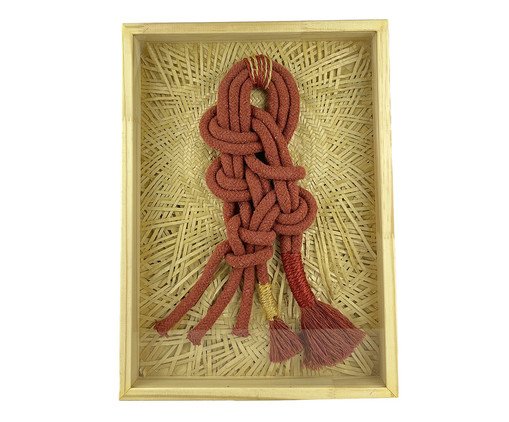 Adorno Emoldurada Inti Terracota