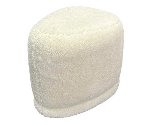 Puff Petit em Boucle Longo Off-White Puff Petit em Boucle Longo Off-White