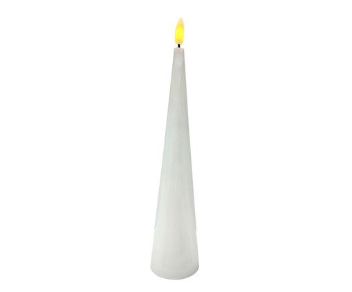Vela de Led A Pilha Iluminato Off-white