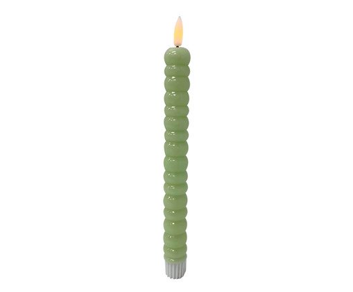 Jogo de Velas em Led Iluminato Verde