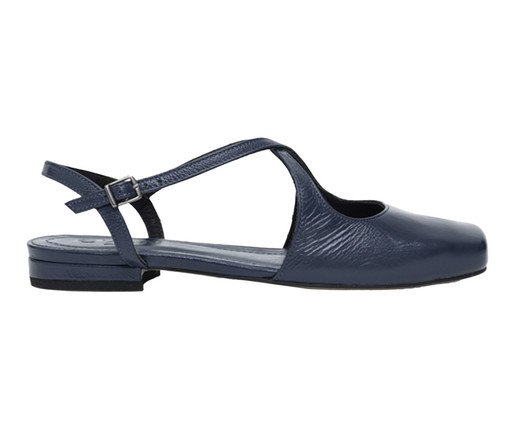 Sapatilha Matilde Couro Azul Marinho, blue | WestwingNow
