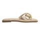 Flat Fivela Couro Ouro Light Dourado, gold | WestwingNow