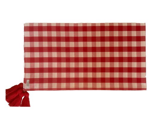 Peseira Xadrez Vichy Vermelho