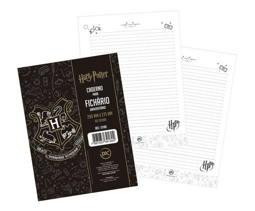 Refil para Fichário Universitário c/ 96 folhas - Harry Potter