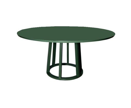 Mesa de Jantar Redonda Sol - Verde Olivia