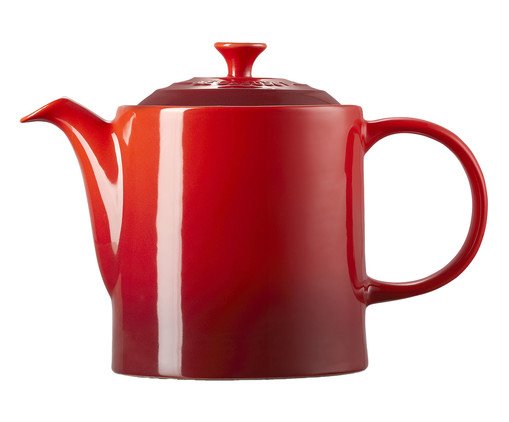 Bule Grande Vermelho