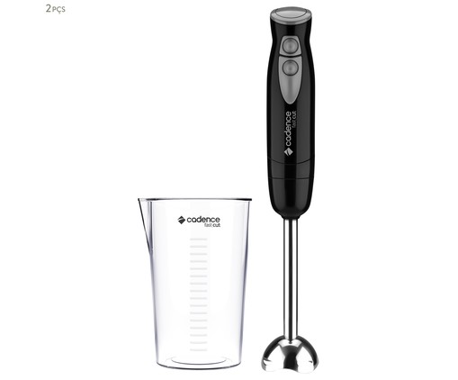 Mixer Fast Cut Com Copo Cadence - Preto