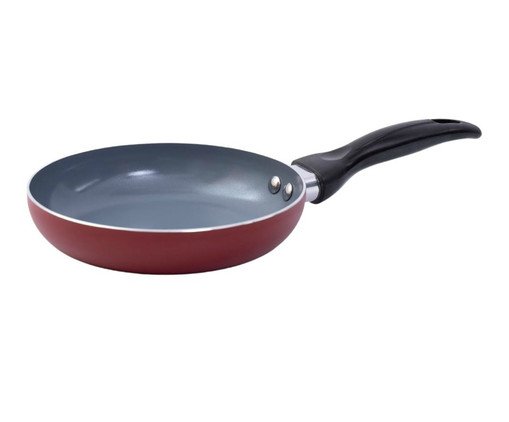 Frigideira com Antiaderente Oikos Vermelha