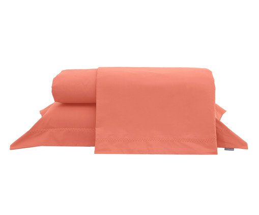 Jogo de Lençol Colors Goiaba 200 Fios Jogo de Lençol Colors Goiaba 200 Fios