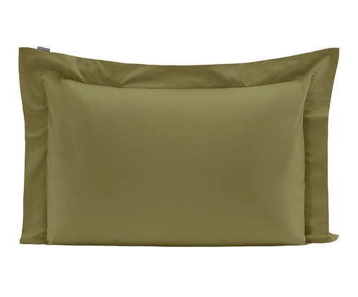 Fronha Bordada Colors Oliveira 200 Fios