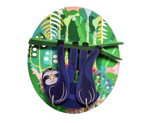 Decoração de Parede Jungle Sloth 