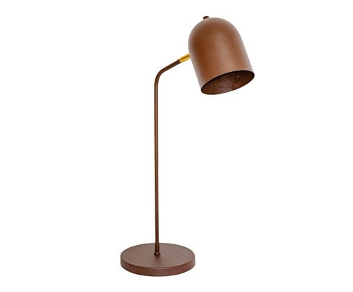 Luminária de Mesa Ralph Marrom Corten
