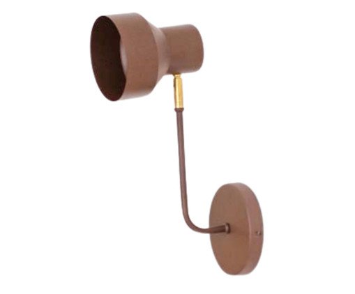 Arandela Zaera Marrom Corten