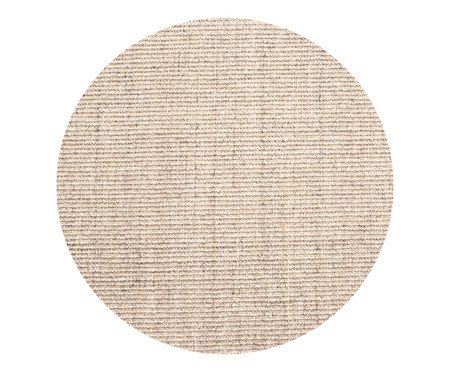 Tapete de Sisal Boucle Areia Redondo | Westwing