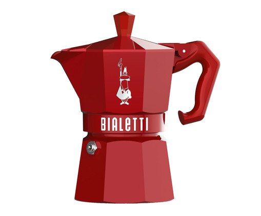 Cafeteira Moka Express Exclusive Vermelha