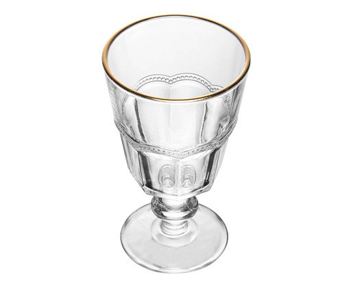 Taça para Água com Fio de Dourado Belle Epoque