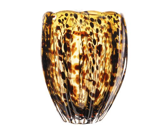 Vaso de Vidro Leopardo Italy