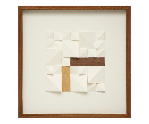 Quadro com Vidro Textura Dinar