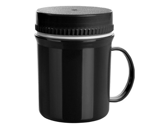 Caneca Térmica Hermética Bene Preta