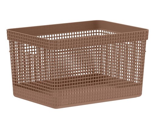 Cesto Grid Marrom
